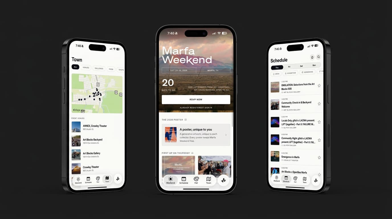 Marfa Weekend 2026 lineup and schedule